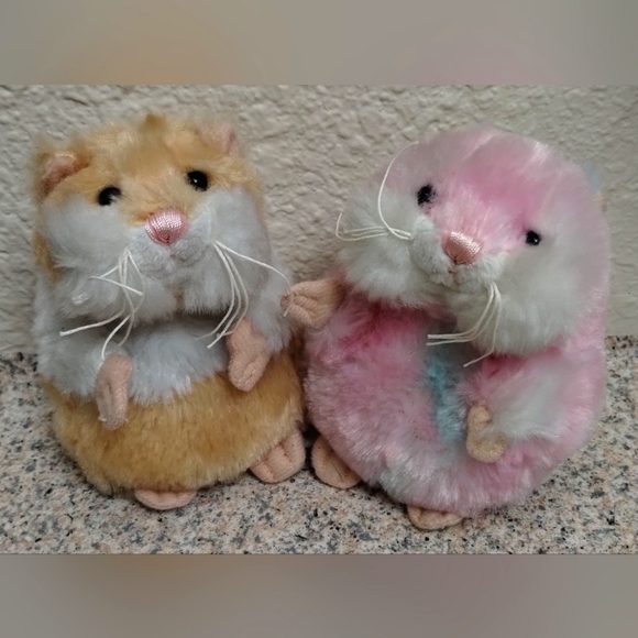 Ganz Webkinz "Sweetie & Honey" couple Amazing Hamster 1st Edition LOVE set - Picture 1 of 9